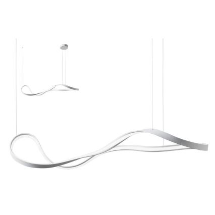 Redo 01-1531 - Светодиодная люстра на тросе NUBO LED/43W/230V белая