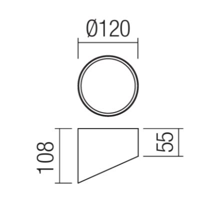 Redo 01-1627 - LED точечный светильник UTO LED/12W/230V Ø 12 см белый