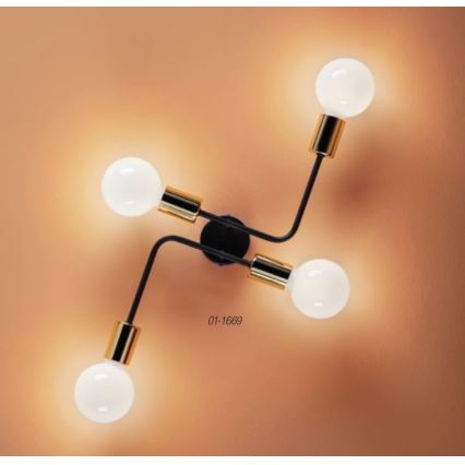 Redo 01-1669 - Потолочный светильник YAK 4xE27/42W/230V