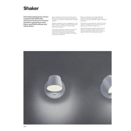 Redo 01-1739 - Світлодіодний настінний світильник SHAKER LED/6W/230V