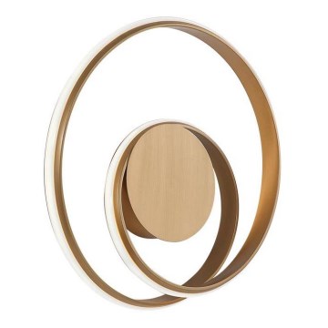 Redo 01-1790 - Диммируемый LED настенный светильник TORSION LED/27W/230V, Ø 40 см, бронзовый