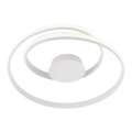 Redo 01-1791 - диммируемый светодиодный потолочный светильник TORSION LED/30W/230V, диаметр 55 см, белый
