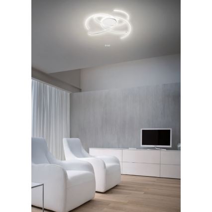 Redo 01-1801 - Светодиодный потолочный светильник с регулированием яркости ALIEN LED/60W/230V 3000K диаметр 70 см белый