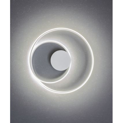 Redo 01-1886 - LED-стельовий світильник TORSION із затемнюванням LED/29W/230V, діаметр 55 см, білий