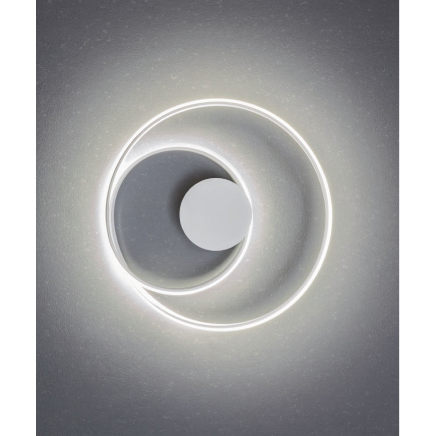 Redo 01-1886 - LED-стельовий світильник TORSION із затемнюванням LED/29W/230V, діаметр 55 см, білий