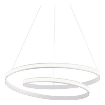 Redo 01-1890 - LED диммируемая подвесная люстра на тросе TORSION LED/35W/230V 4000K Ø 75 см белая