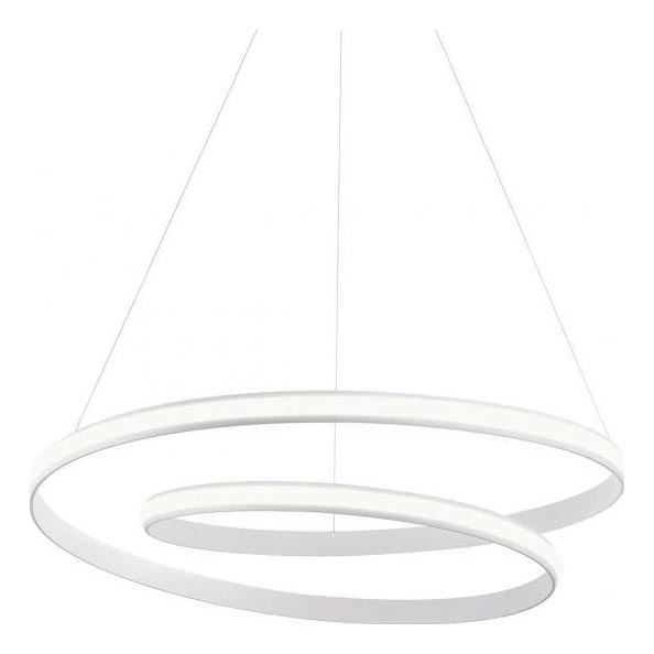 Redo 01-1890 - LED диммируемая подвесная люстра на тросе TORSION LED/35W/230V 4000K Ø 75 см белая