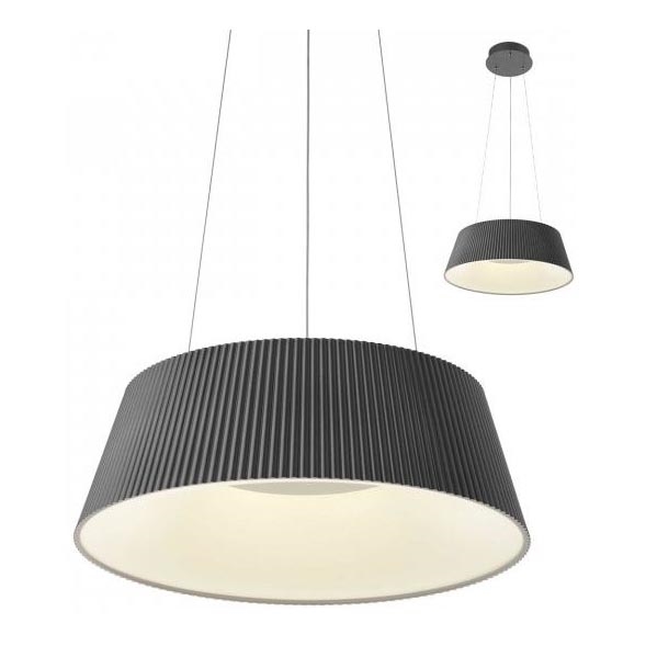 Redo 01-1938 - Підвісна LED люстра  SARIS LED/36W/230V антрацит