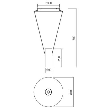 Redo 01-1970 - Светодиодная подвесная люстра с регулированием яркости ESSENCE LED/24W/230V CRI 90 3000K белая
