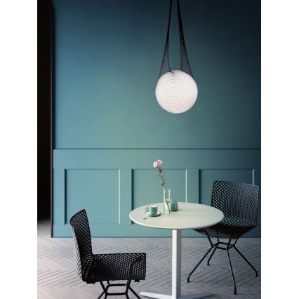 Redo 01-1972 - LED-люстра на тросі ALLURIA 1xE27/5W/230V, діаметр 25 см