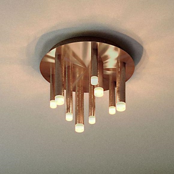 Redo 01-2040 - Светодиодный потолочный светильник MADISON 9xLED/4W/230V медный