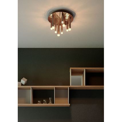 Redo 01-2040 - Светодиодный потолочный светильник MADISON 9xLED/4W/230V медный