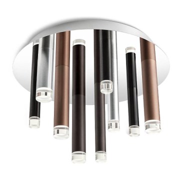 Redo 01-2042 - Стельовий LED світильник MADISON 9xLED/4W/230V глянцевий хром/чорний/мідь