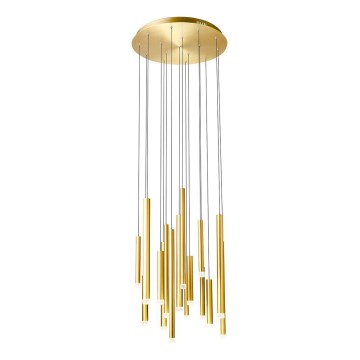 Redo 01-2058 - Светодиодная подвесная люстра MADISON 16xLED/4W/230V золотистый