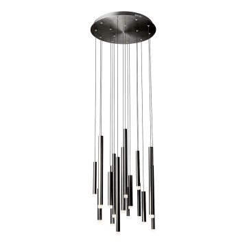 Redo 01-2060 - Светодиодная подвесная люстра MADISON 16xLED/4W/230V черный