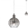 Redo 01-2063 - Подвесная люстра PLUMEN 1x/E14/40W/230V диаметр 15 см серый