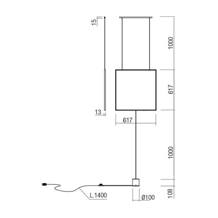 Redo 01-2134 - Светодиодный торшер SLICK LED/28W/230V черный