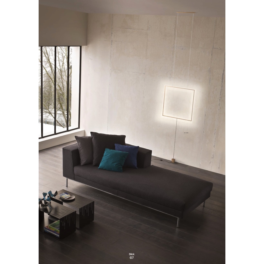 Redo 01-2134 - Світлодіодний торшер SLICK LED/28W/230V чорний