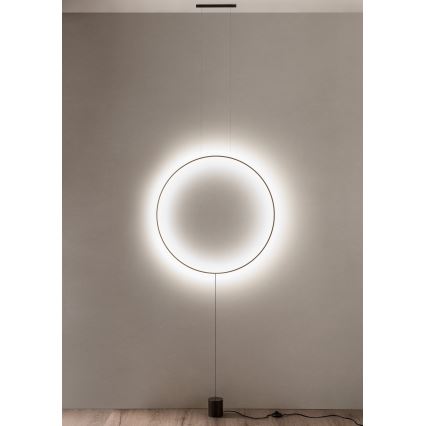 Redo 01-2197 - Світлодіодний торшер SLICK LED/19W/230V чорний