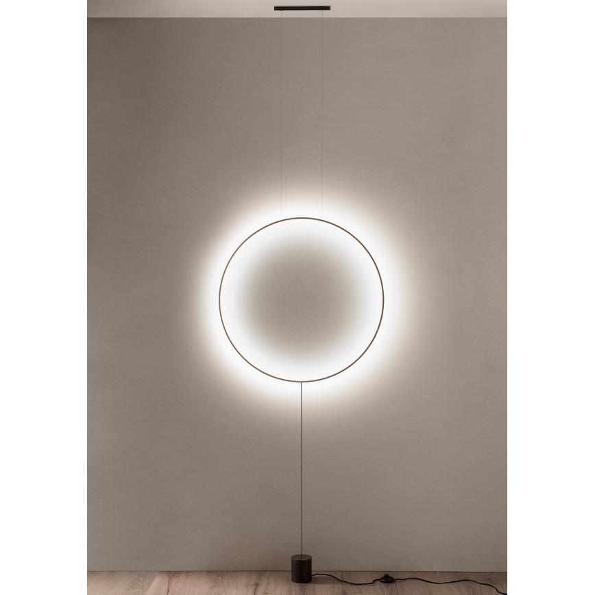 Redo 01-2197 - Світлодіодний торшер SLICK LED/19W/230V чорний