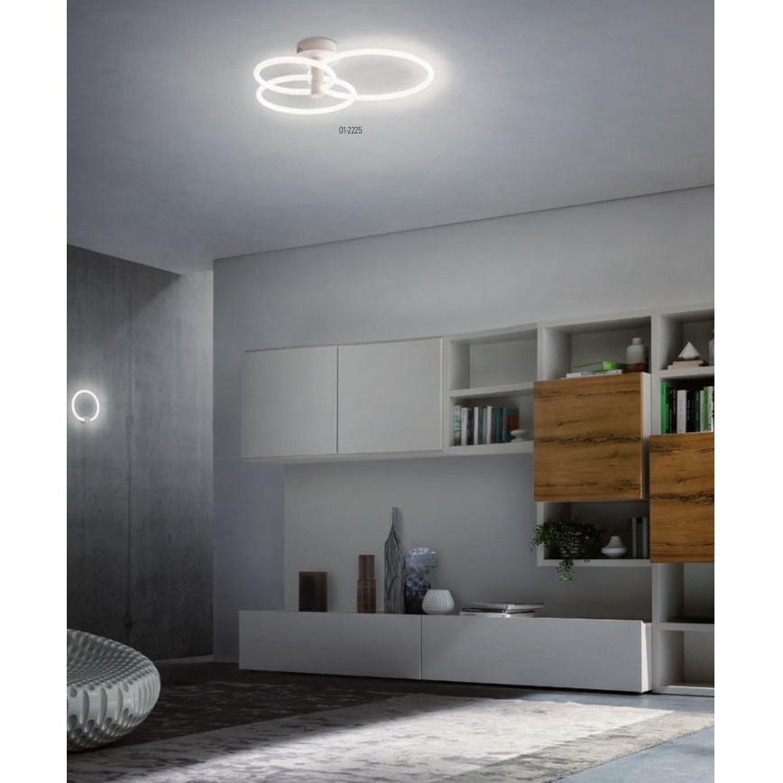 Redo 01-2225 - Пристельова LED люстра з регулюванням яскравості SPELL LED/54W/230V 3000K білий