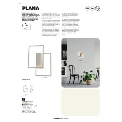 Redo 01-2317 - LED люстра з регулюванням яскравості на тросі PLANA LED/80W/230V золота