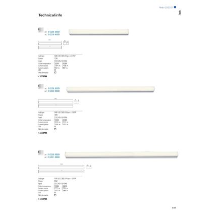 Redo 01-2331 - LED дзеркало для ванної кімнати з підсвіткою TASK LED/24W/230V 120 cm CRI 90 IP44 полірований хром