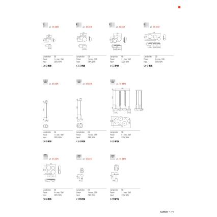 Redo 01-2470 - Настенный светильник LUMIEN 1xG9/10W/230V золотой/белый