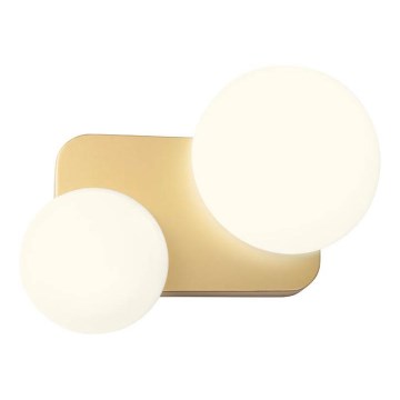 Redo 01-2471 - Бра LUMIEN 2xG9/10W/230V золотой/белый