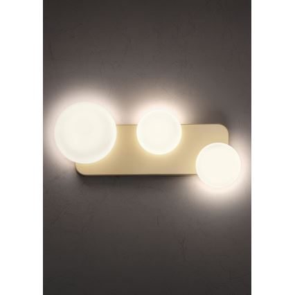 Redo 01-2472 - Настенный светильник LUMIEN 3xG9/10W/230V золотой/белый
