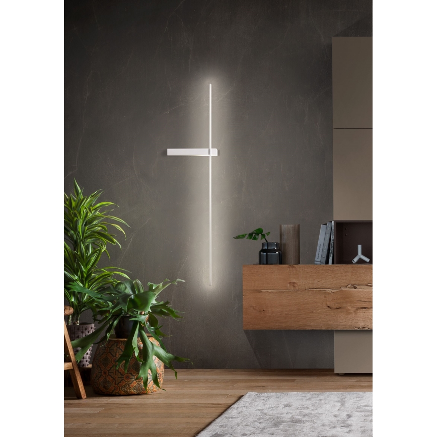 Redo 01-2479 - LED настінний світильник TANGENT LED/14W/230V білий