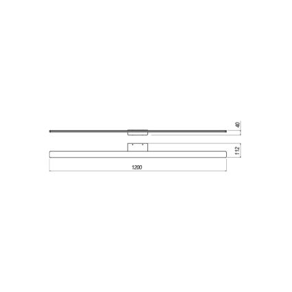 Redo 01-2511 - LED Підсвітка для дзеркала для ванної BARRIO LED/34,32W/230V 120 см CRI 90 IP44 білий