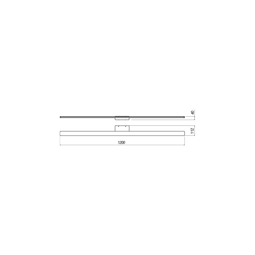 Redo 01-2511 - LED Підсвітка для дзеркала для ванної BARRIO LED/34,32W/230V 120 см CRI 90 IP44 білий