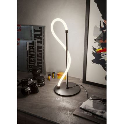 Redo 01-2530 - Светодиодная настольная лампа с регулированием яркости CORRAL LED/12W/230V черный