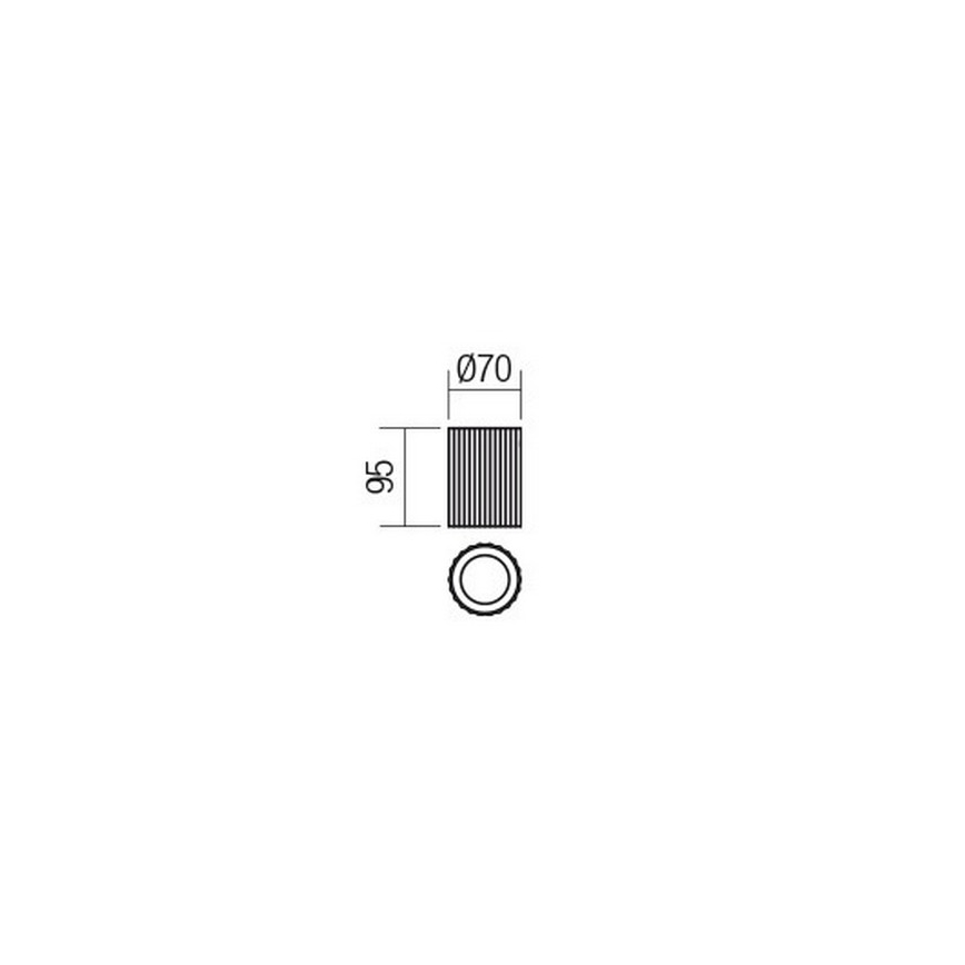 Redo 01-2554 - Точечный светильник DELPHI 1xGU10/7W/230V, диаметр 7 см, белый