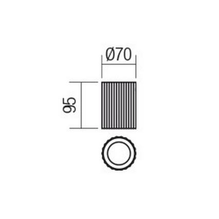 Redo 01-2585 - Точковий світильник DELPHI 1xGU10/7W/230V, діаметр 7 см, золотистий