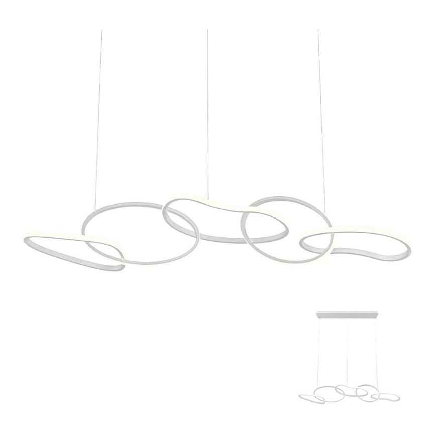 Redo 01-2597 - Диммируемая LED-люстра на тросе BIAS LED/108,6W/230V 3000K CRI 90 белый