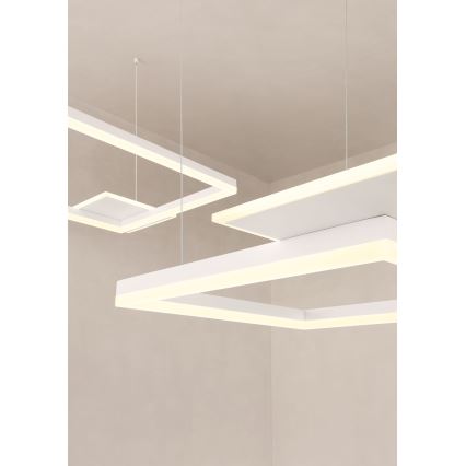 Redo 01-2611 - LED затемнювана підвісна люстра на тросі SIGUA LED/110W/230V CRI 90 біла