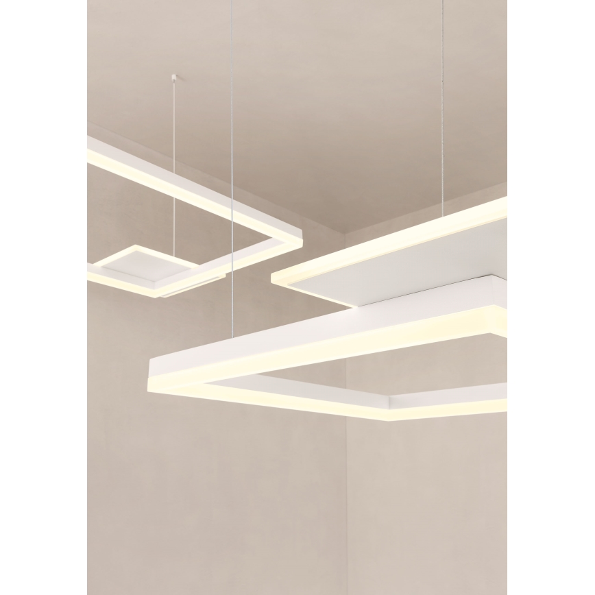 Redo 01-2611 - LED затемнювана підвісна люстра на тросі SIGUA LED/110W/230V CRI 90 біла