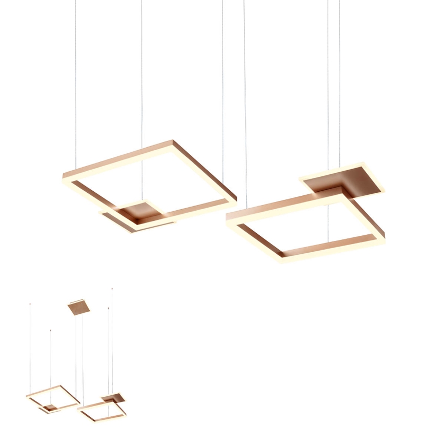 Redo 01-2613 - Диммируемая светодиодная люстра на тросе SIGUA LED/110 Вт/230 В CRI 90 коричневая