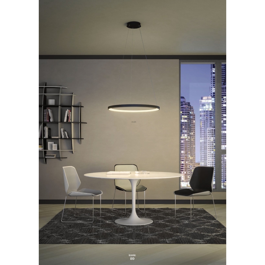 Redo 01-2673 - Светодиодная подвесная люстра с регулированием яркости ICONIC LED/50W/230V диаметр 58 см золотистый