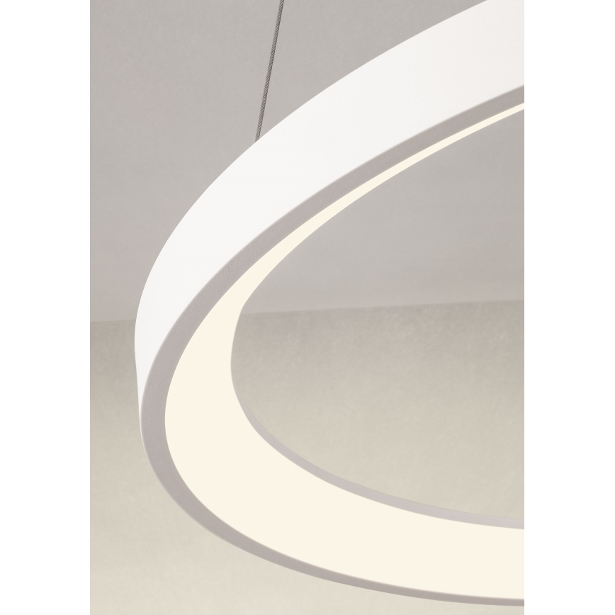 Redo 01-2675 - димована LED-люстра на тросі ICONIC LED/60W/230V, діаметр 78 см, біла