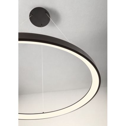 Redo 01-2677 - Светодиодная подвесная люстра с регулированием яркости ICONIC LED/60W/230V диаметр 78 см черный