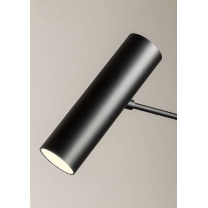 Redo 01-2695 - Світлодіодна регульована торшерна лампа PICAS LED/12W/230V чорна