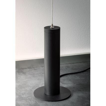 Redo 01-2695 - Светодиодный регулируемый торшер PICAS LED/12W/230V черный