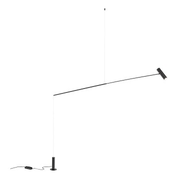 Redo 01-2695 - Светодиодный регулируемый торшер PICAS LED/12W/230V черный