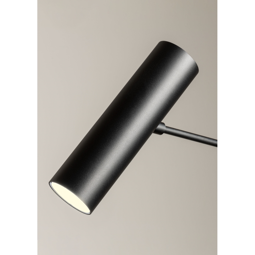 Redo 01-2695 - Светодиодный торшер с регулированием яркости PICAS LED/12W/230V черный