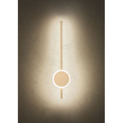 Redo 01-2700 - Светодиодный настенный светильник DIAZ LED/18W/230V CRI 90 золотистый