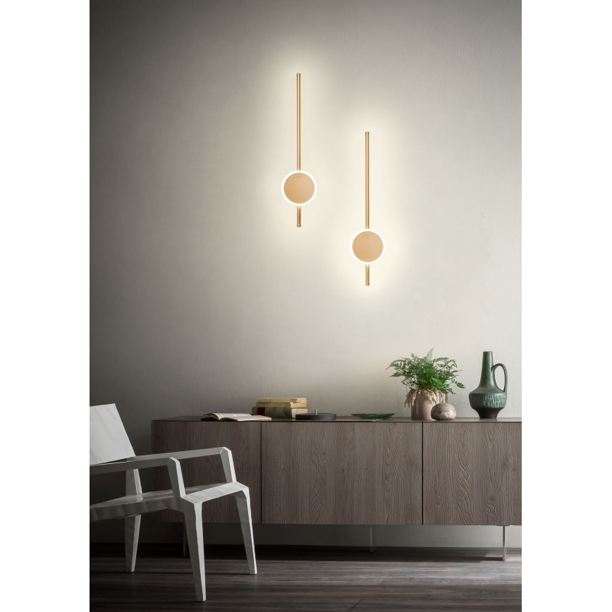 Redo 01-2700 - Світлодіодний настінний світильник DIAZ LED/18W/230V CRI 90 золотий