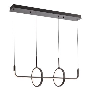 Redo 01-2705 - LED-люстра на тросі OLIMP LED/40W/230V 3000/4000/6500K чорна